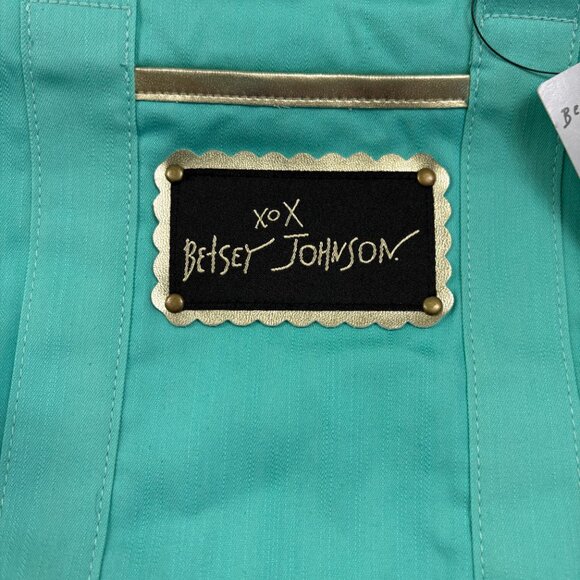 BETSEY JOHNSON x REDKEN Mint Green Mini Tote - NWT - Picture 7 of 9